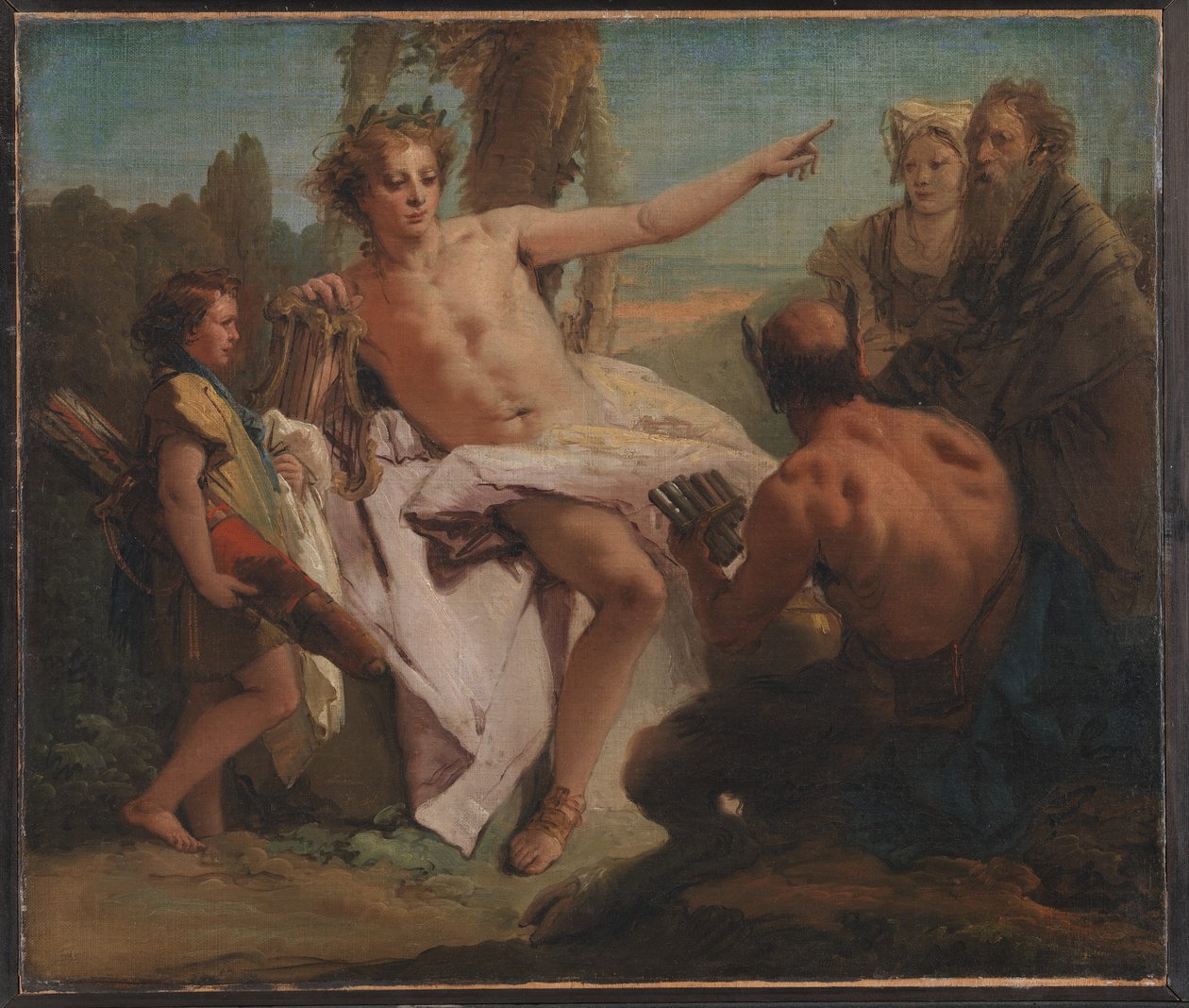 Apollo and Marsyas by Giovanni Battista Tiepolo