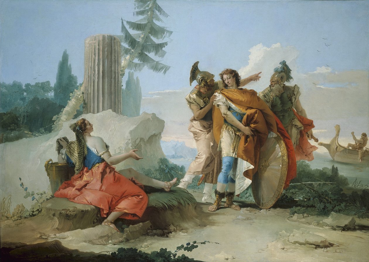 Armida Abandoned by Rinaldo by Giovanni Battista Tiepolo