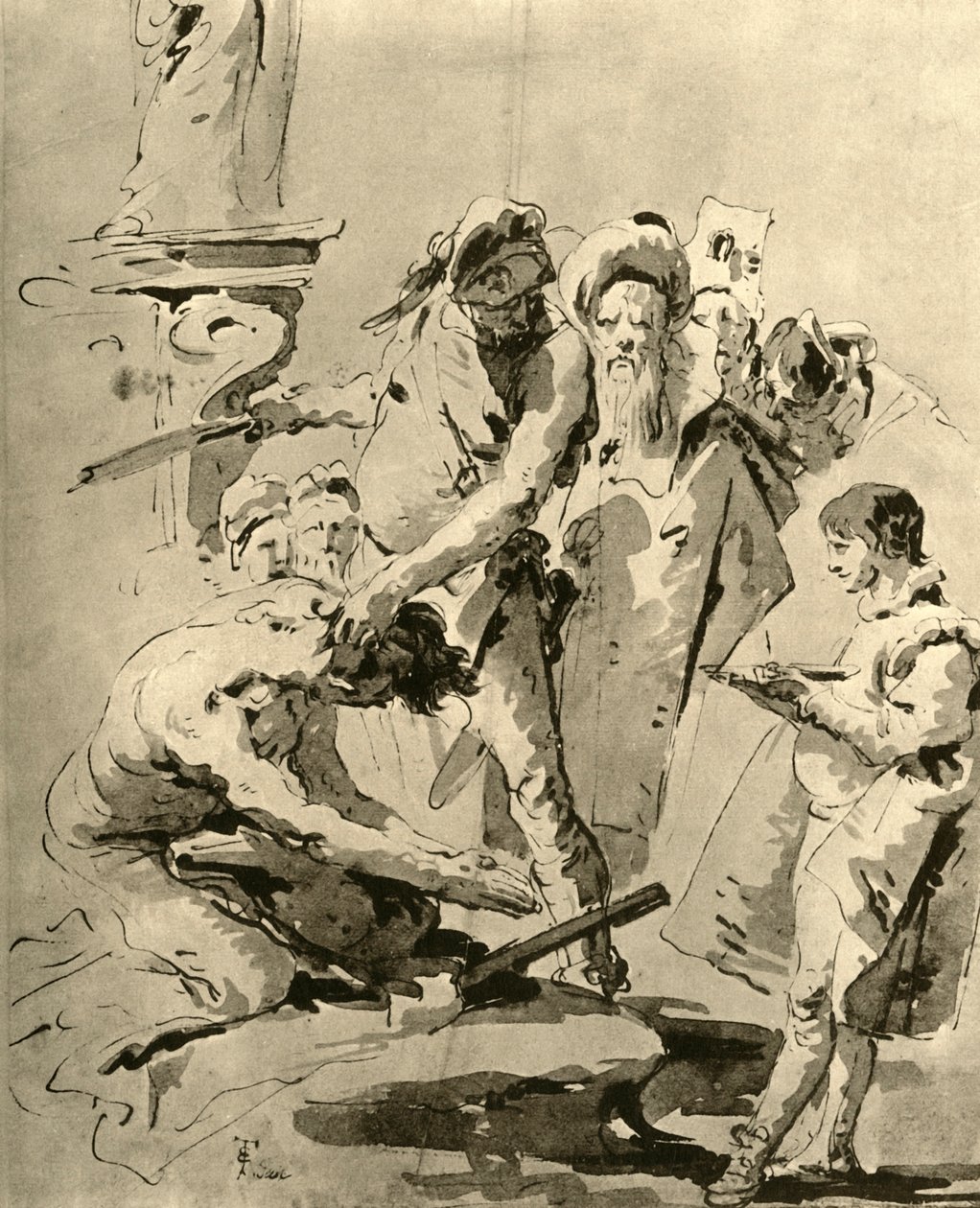 Beheading of a Saint, mid 18th century, 1928 by Giovanni Battista Tiepolo