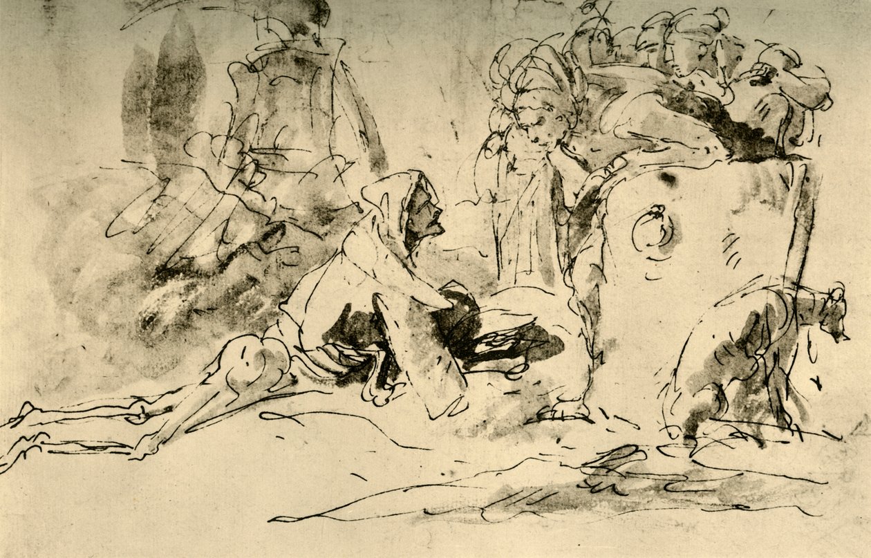 Capriccio, c1740s, 1928 by Giovanni Battista Tiepolo