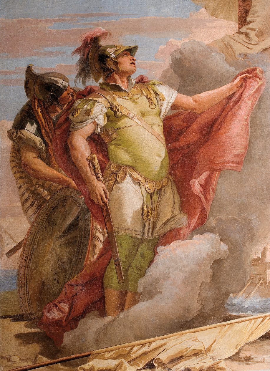 Aeneas from Venus's Farewell to Aeneas (detail)