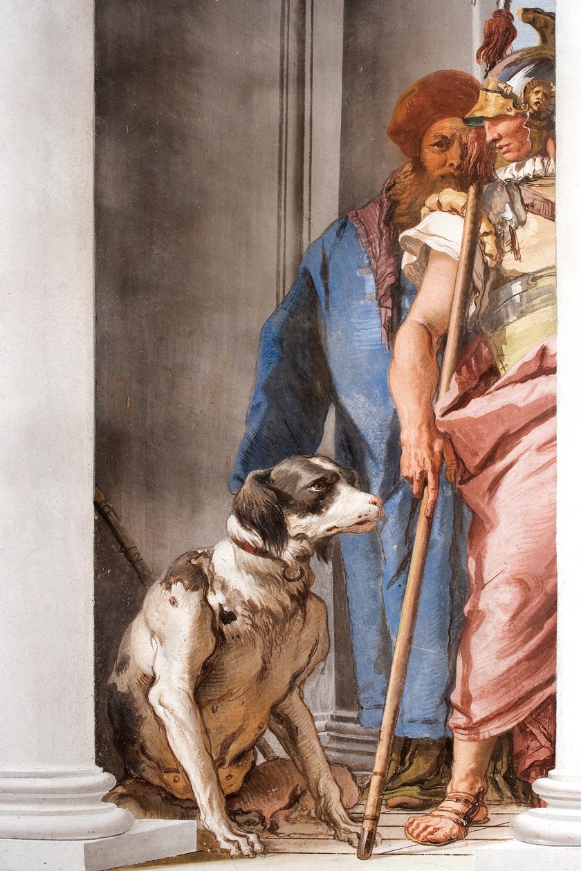 The Greek Fleet in Aulis (detail) by Giovanni Battista Tiepolo