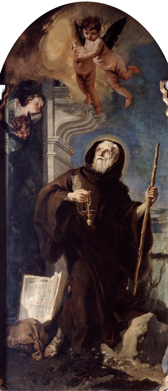 Ecstasy of Saint Francis of Paula, 18th Century by Giovanni Battista Tiepolo