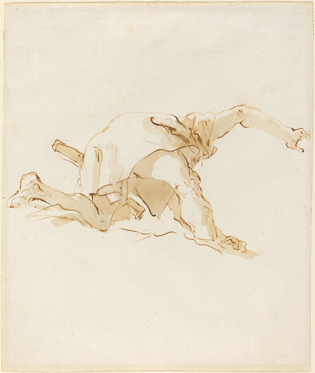 Figure on a Cloud by Giovanni Battista Tiepolo