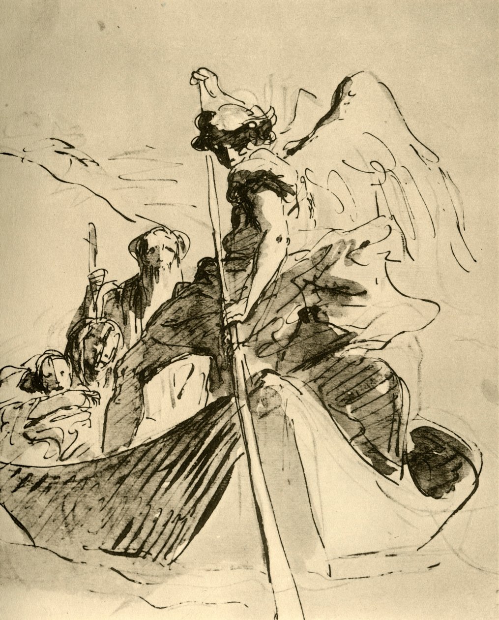 Flight into Egypt by Giovanni Battista Tiepolo