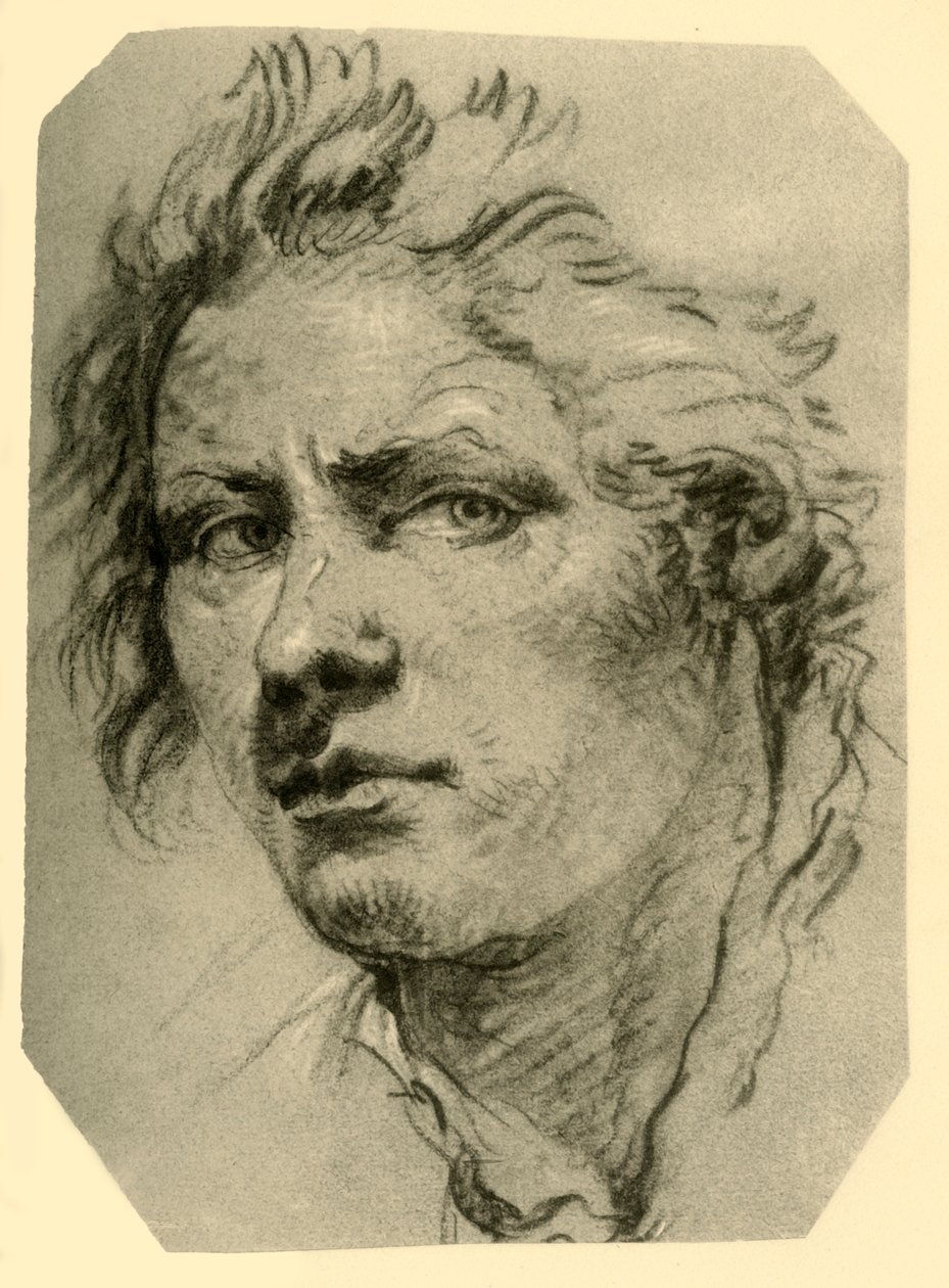 Head of a Youth, mid 18th century, 1928 by Giovanni Battista Tiepolo