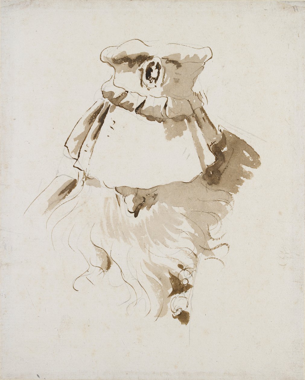 Head of a Bearded Man by Giovanni Battista Tiepolo