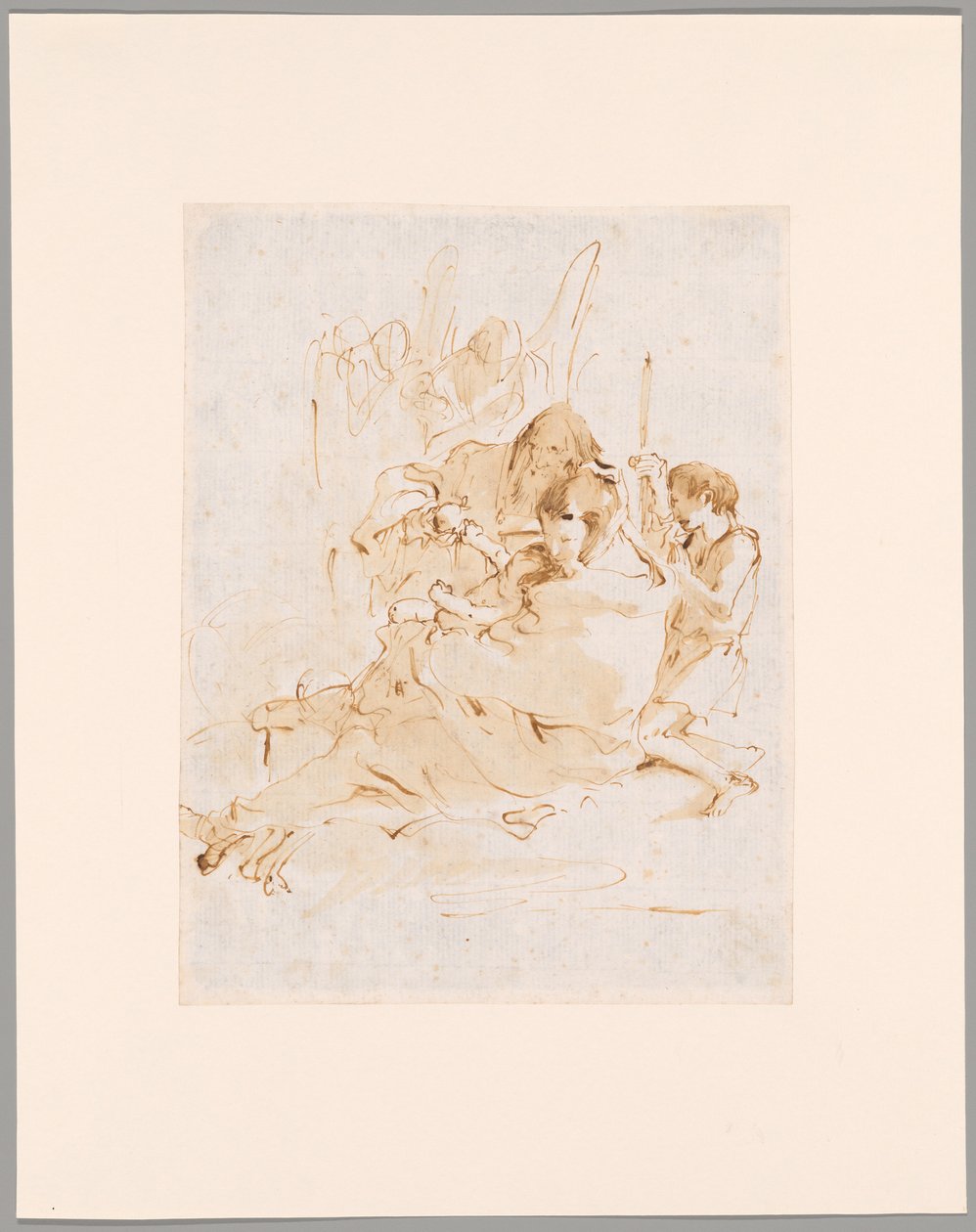 Holy Family with St. John and Two Angels by Giovanni Battista Tiepolo