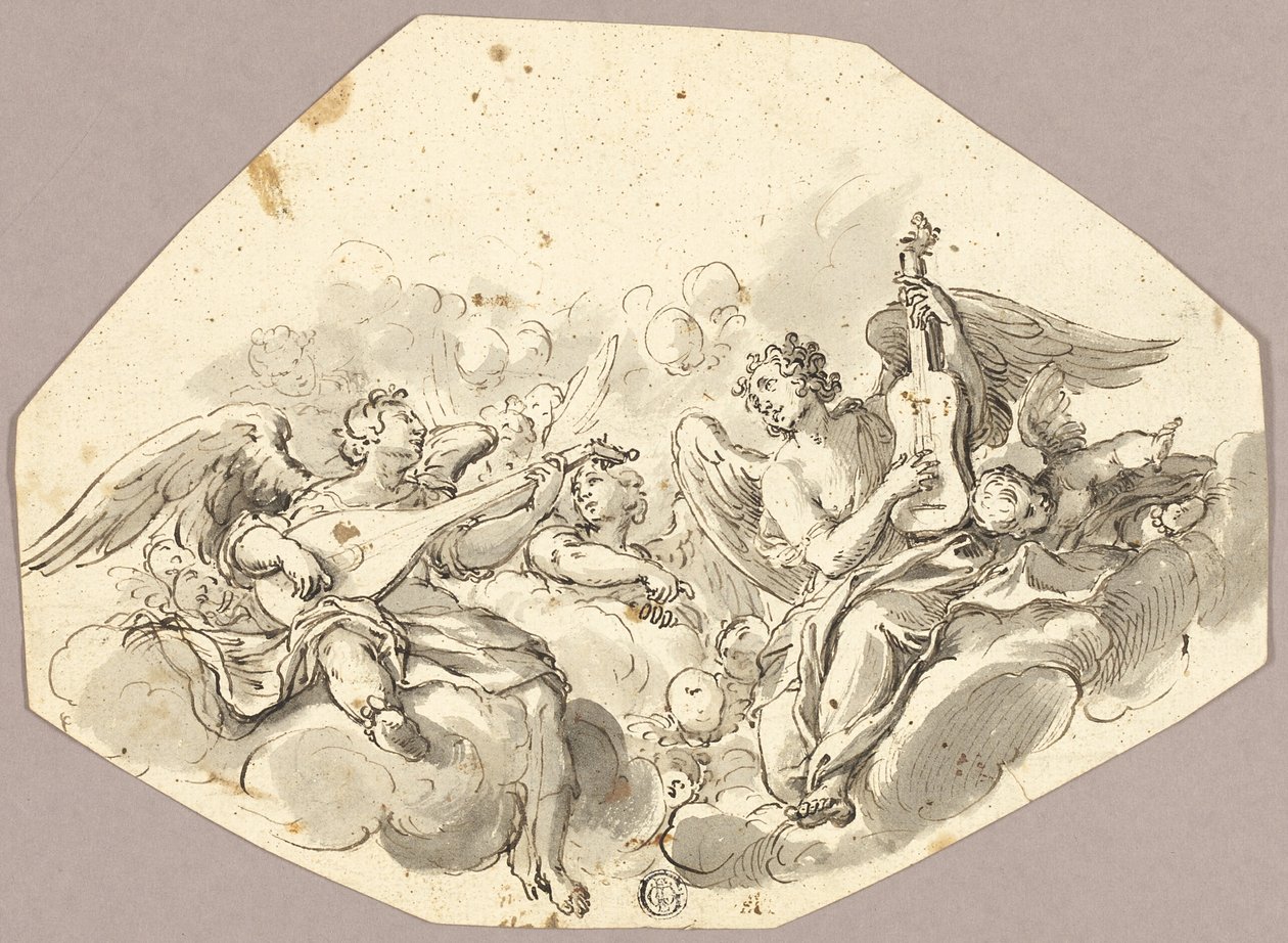 Musician Angels by Giovanni Battista Tiepolo