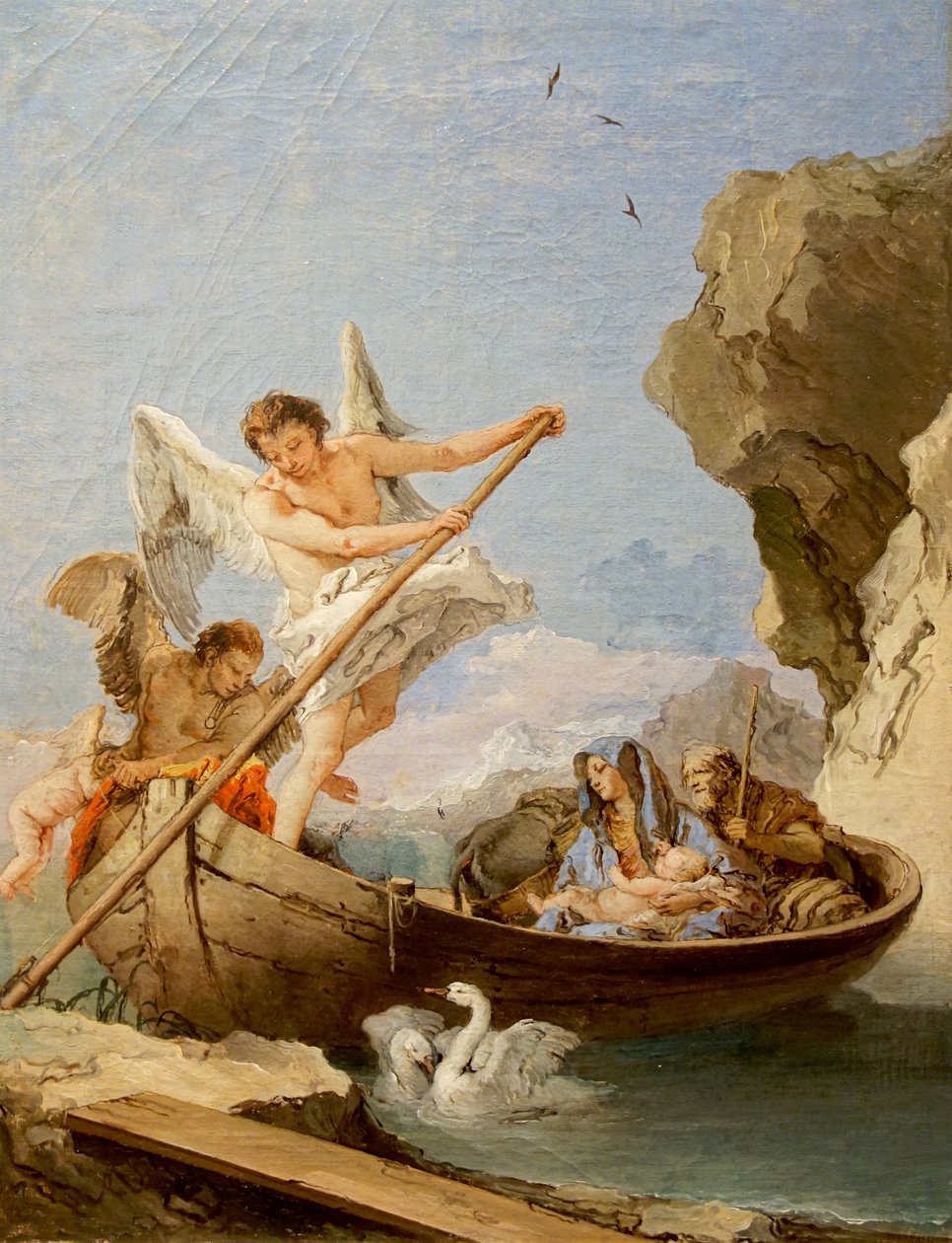 Flight into Egypt by Giovanni Battista Tiepolo