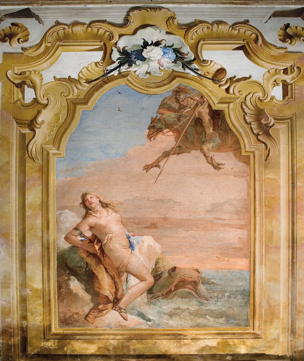 Ruggero Freeing Angelica from the Room of Orlando Furioso in the Palazzina by Giovanni Battista Tiepolo