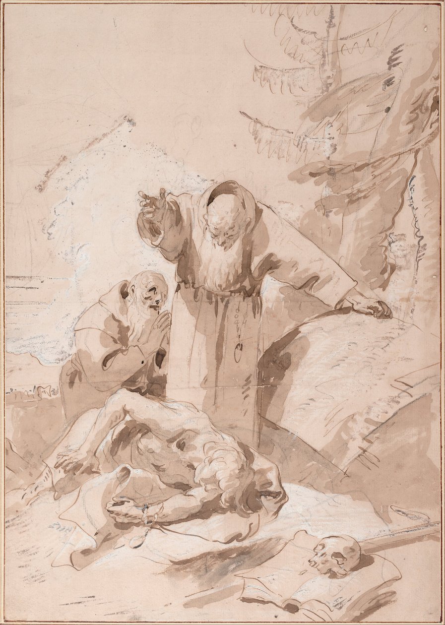Saint Fidelis of Sigmarigen and Saint Joseph of Leonessa by Giovanni Battista Tiepolo
