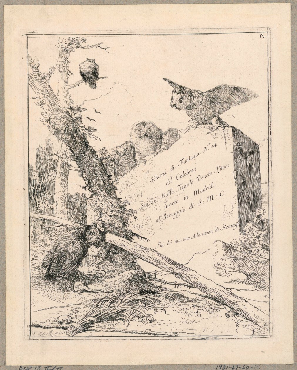 Whims of Fantasy by Giovanni Battista Tiepolo