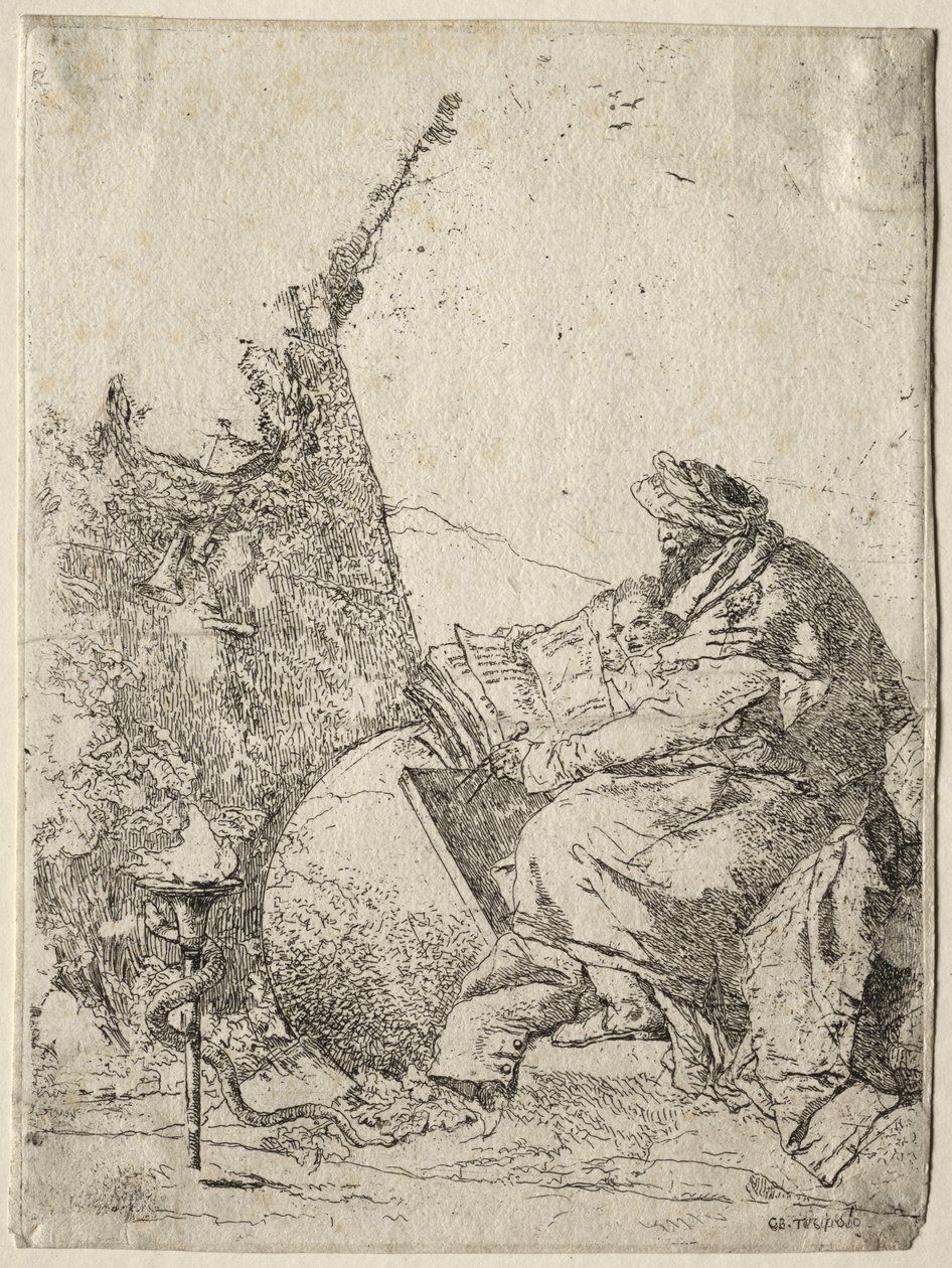 Scherzi di Fantasia: The Philosopher by Giovanni Battista Tiepolo