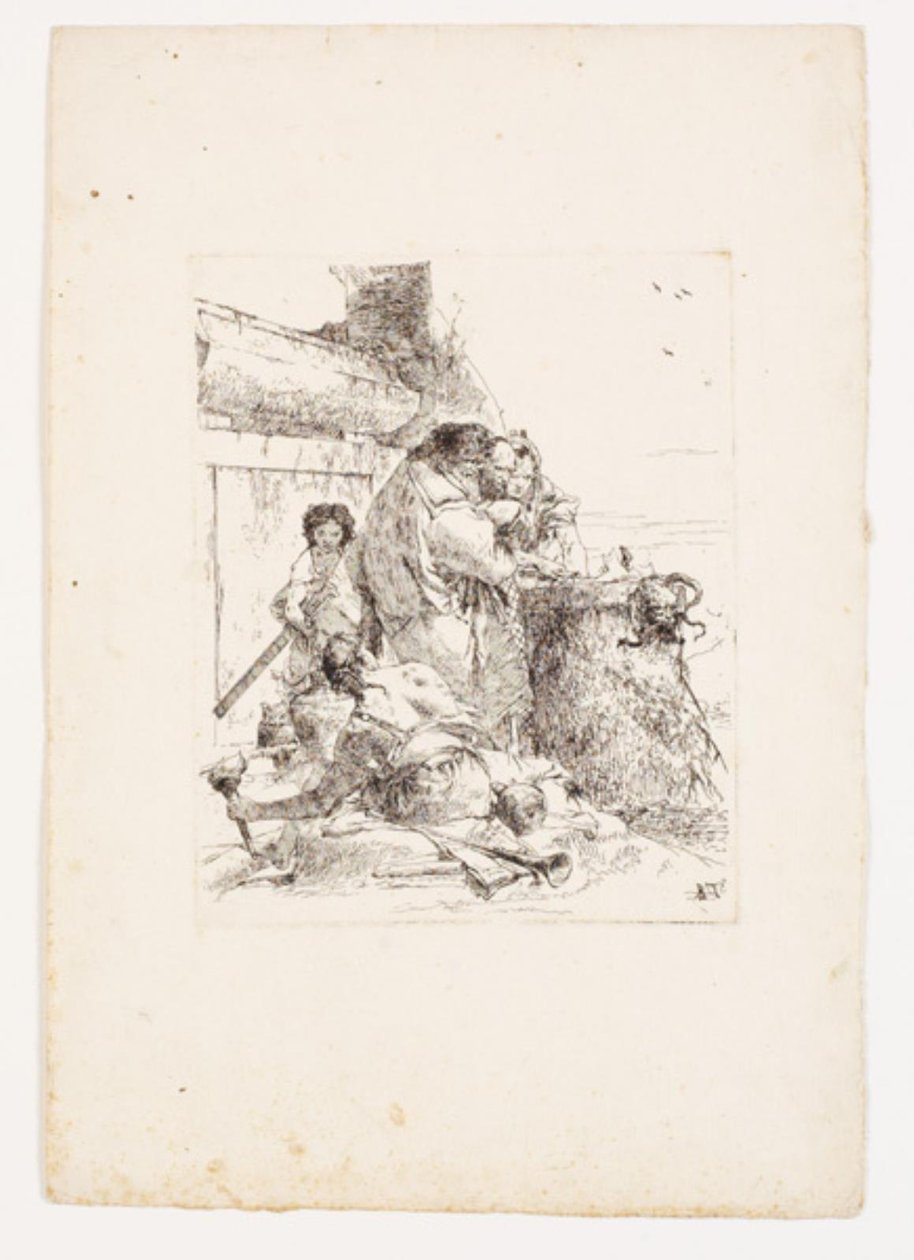 The Snake Sacrifice by Giovanni Battista Tiepolo