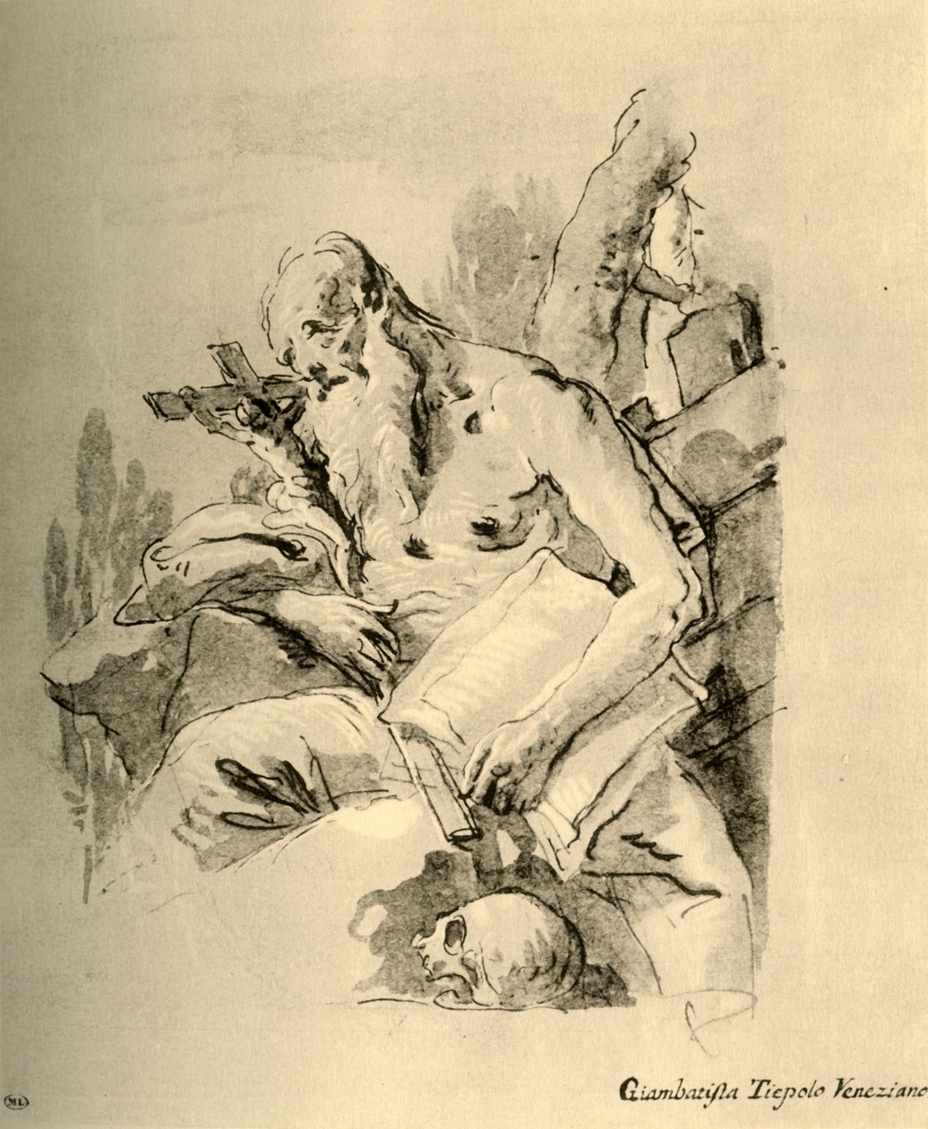 St. Jerome by Giovanni Battista Tiepolo
