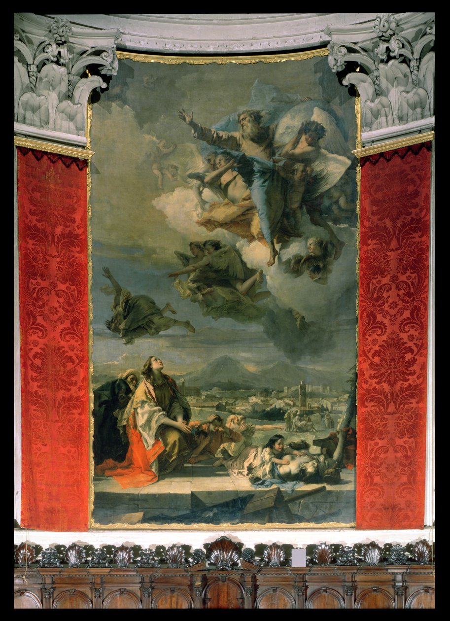 St. Thecla delivering the City from Plague by Giovanni Battista Tiepolo