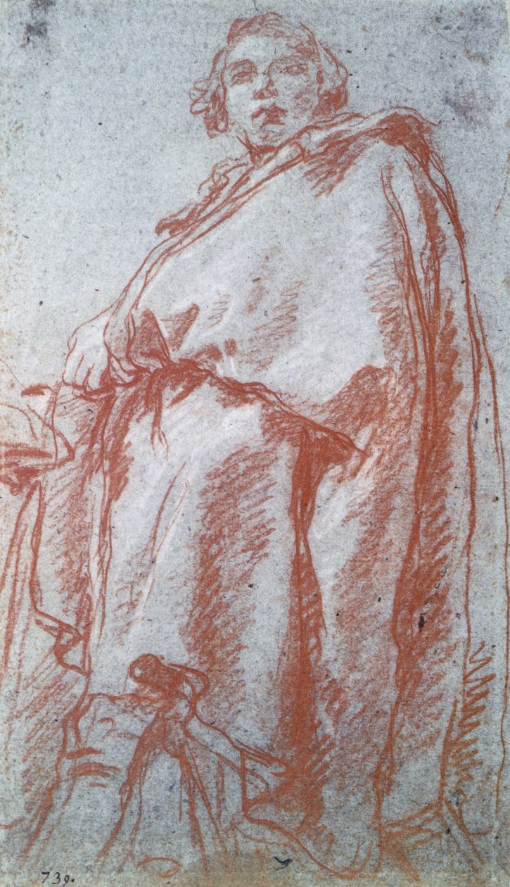 Study of a Man by Giovanni Battista Tiepolo