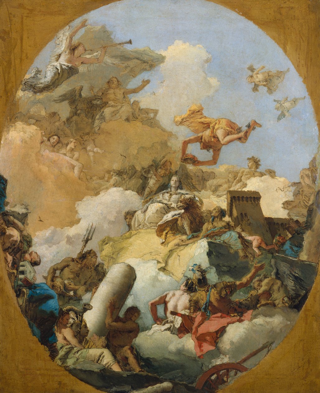 The Apotheosis of the Spanish Monarchy, c.1765 by Giovanni Battista Tiepolo