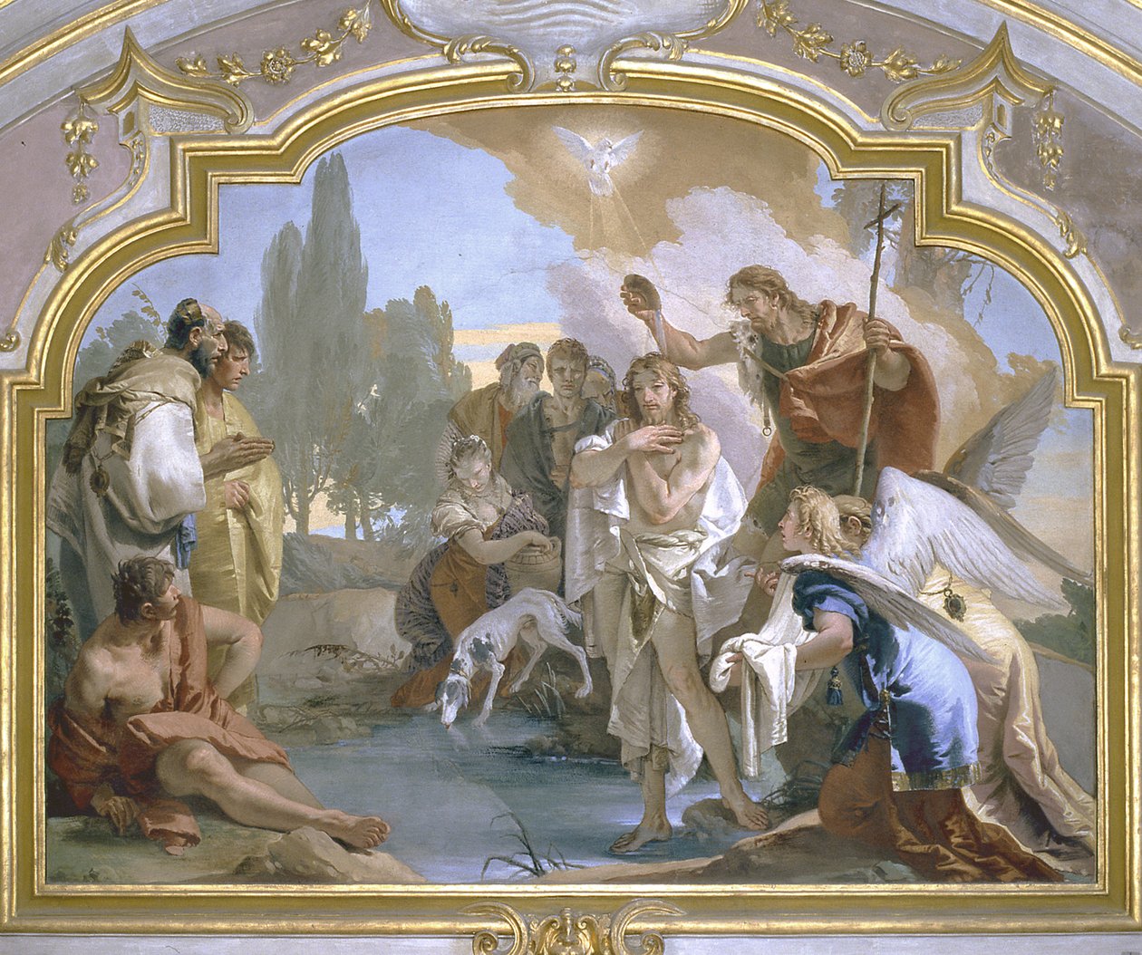 The Baptism of Christ by Giovanni-Battista Tiepolo