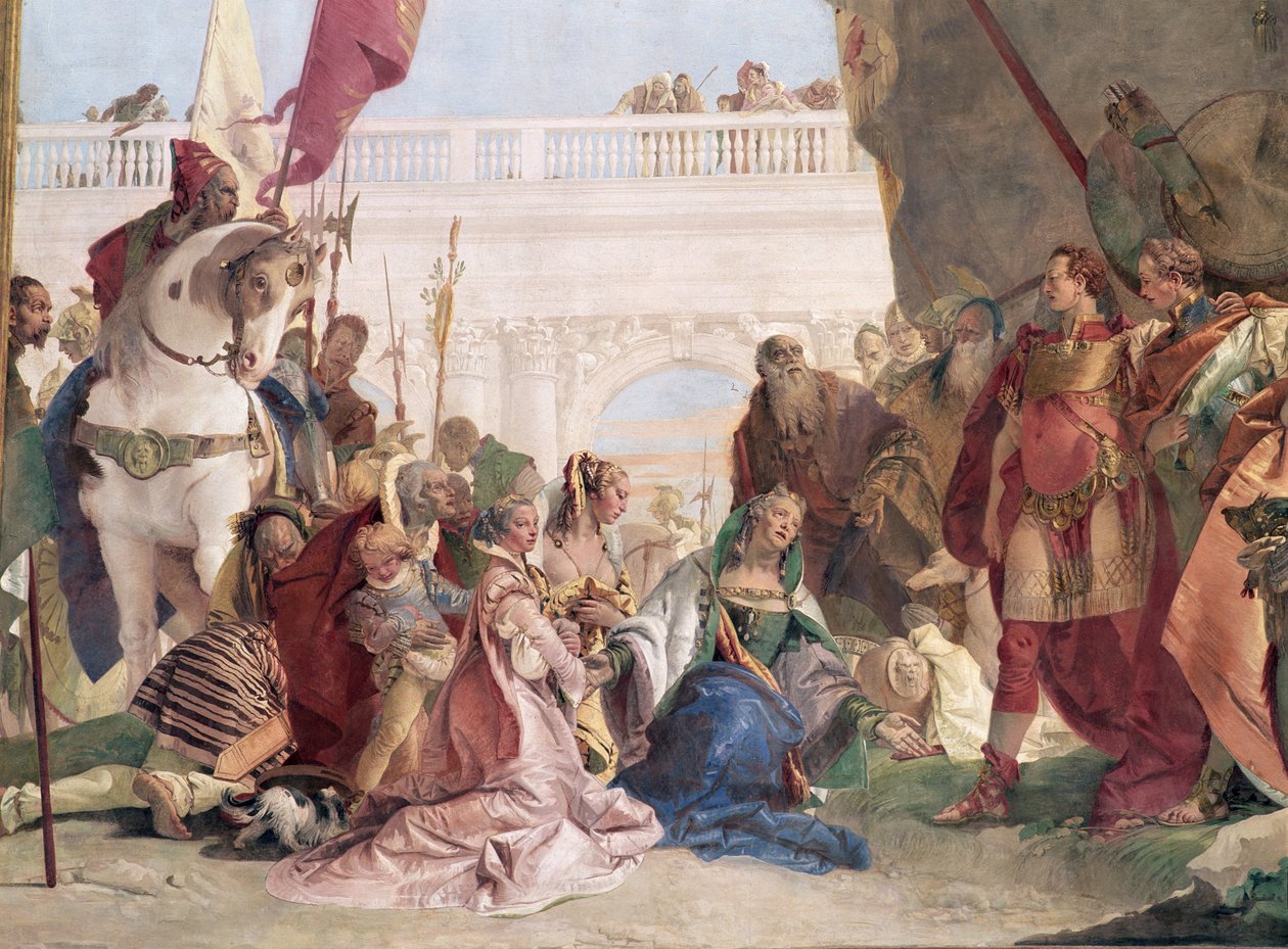 The Family of Darius Before Alexander by Giovanni Battista Tiepolo