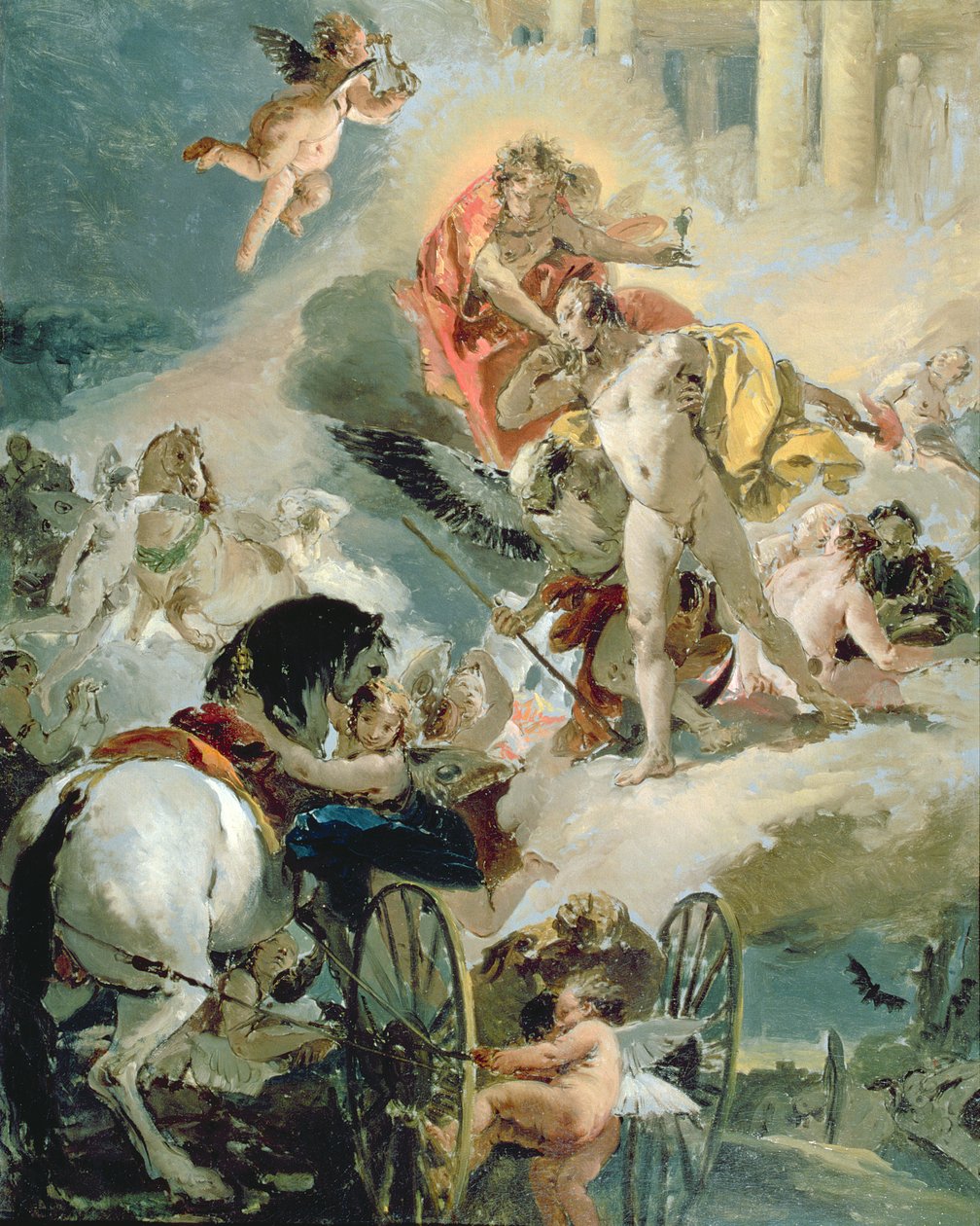 The Harnessing of the Horses of the Sun by Giovanni Battista Tiepolo