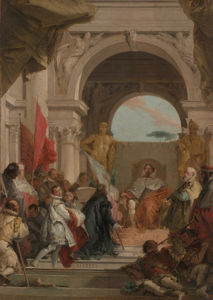 The Investiture of Bishop Harold as Duke of Franconia, c.1751-52 by Giovanni Battista Tiepolo