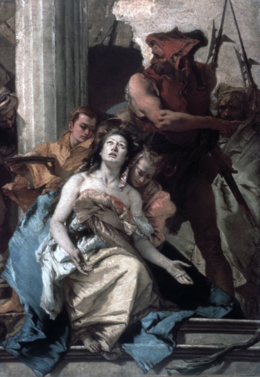 The Martyrdom of St Agatha, c1756 by Giovanni Battista Tiepolo