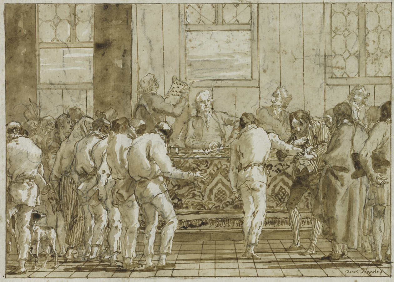The Trial by Giovanni Battista Tiepolo