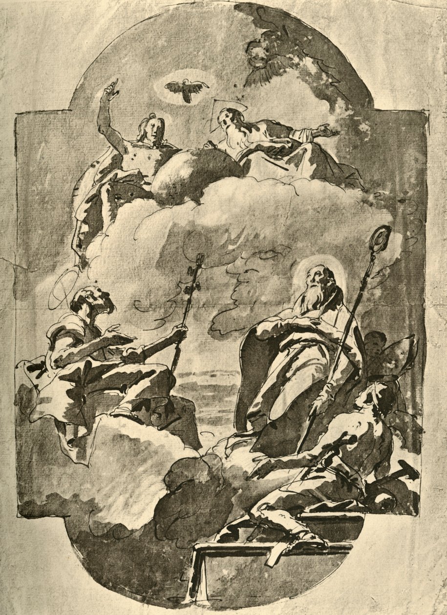 The Trinity and Saints by Giovanni Battista Tiepolo