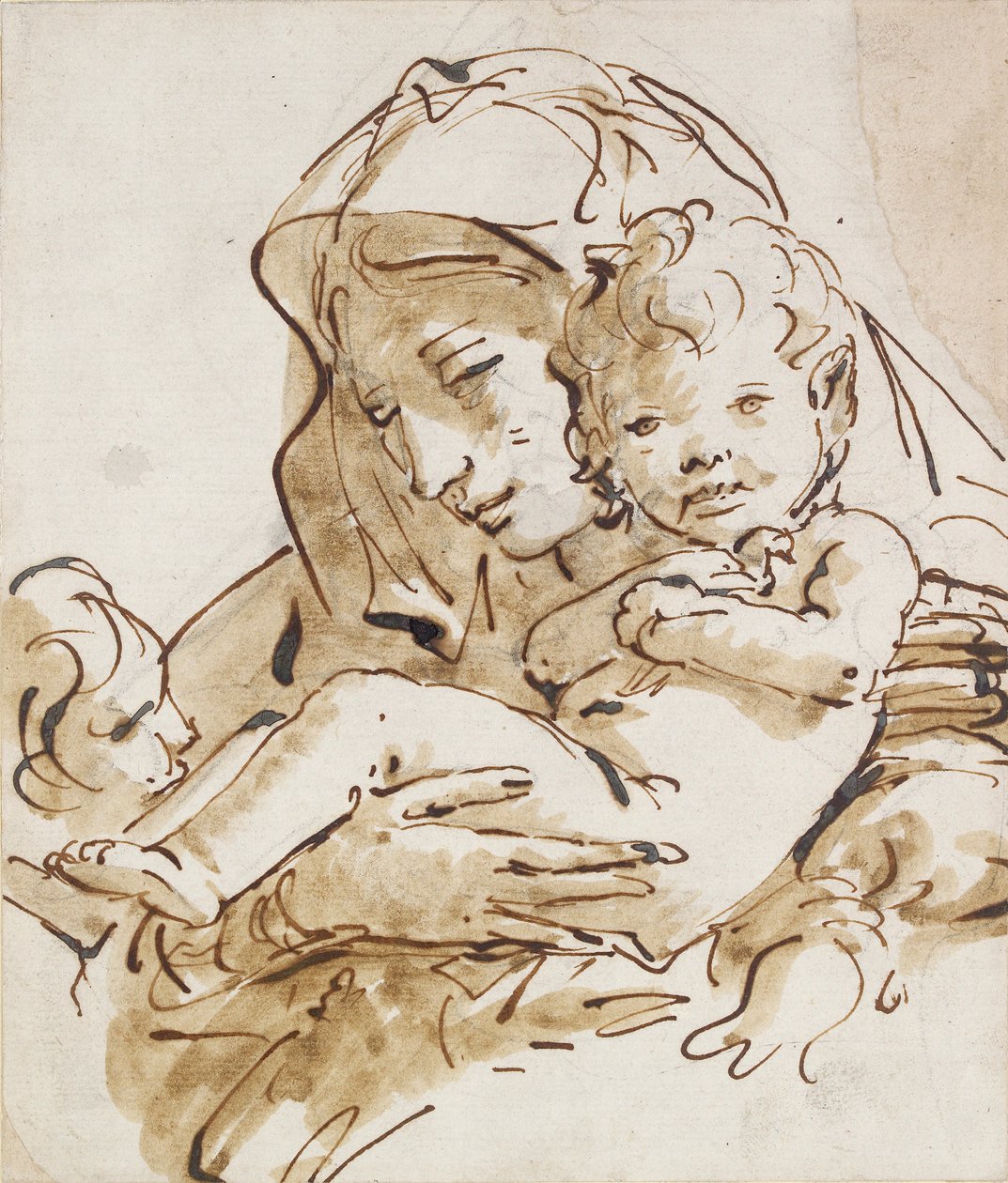 The Virgin and Child with the Infant St John, c. 1770 by Giovanni Battista Tiepolo