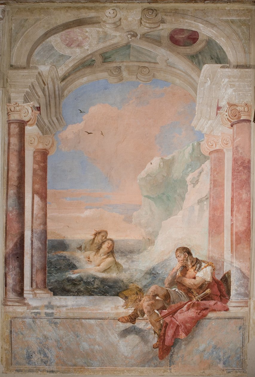Thetis Consoling Her Son Achilles from the Room of the Iliad in the Palazzina by Giovanni Battista Tiepolo
