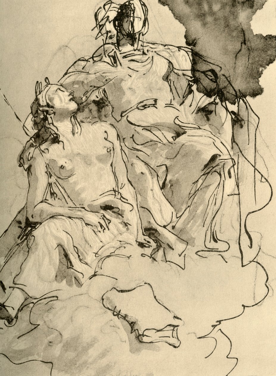 Two Women by Giovanni-Battista Tiepolo