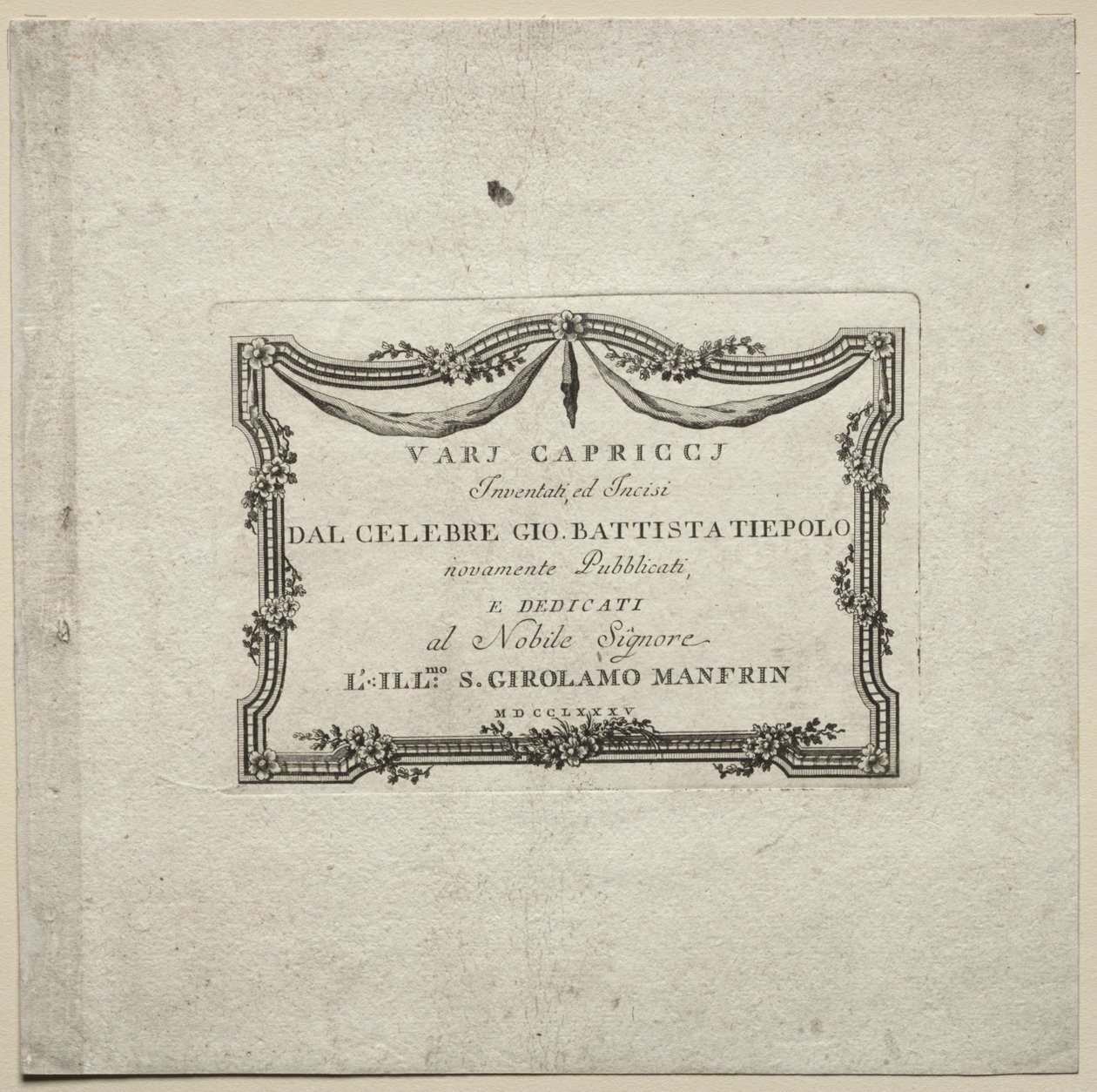 Various Caprices by Giovanni Battista Tiepolo
