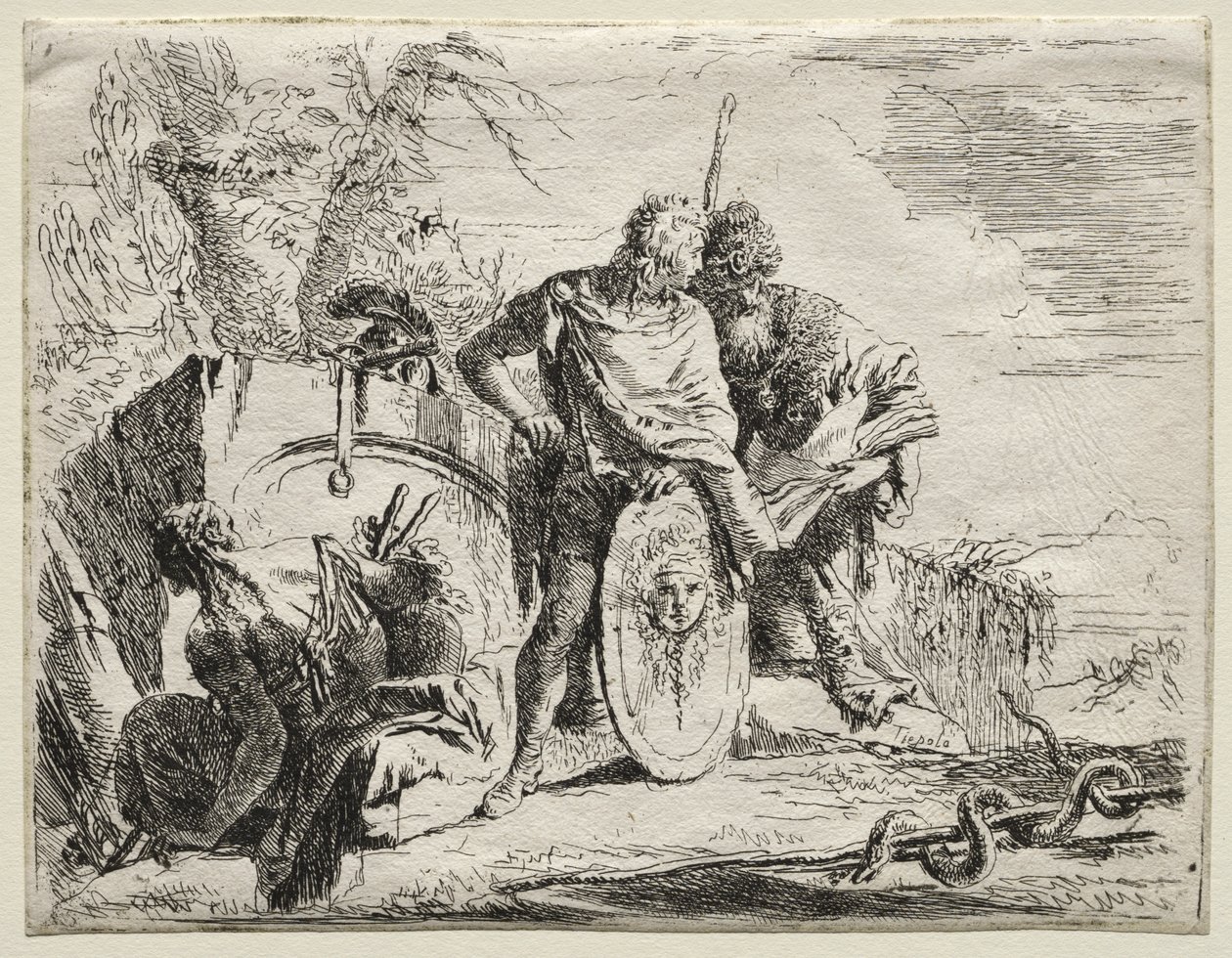 Various Caprices: The Astrologer and the Young Soldier by Giovanni Battista Tiepolo