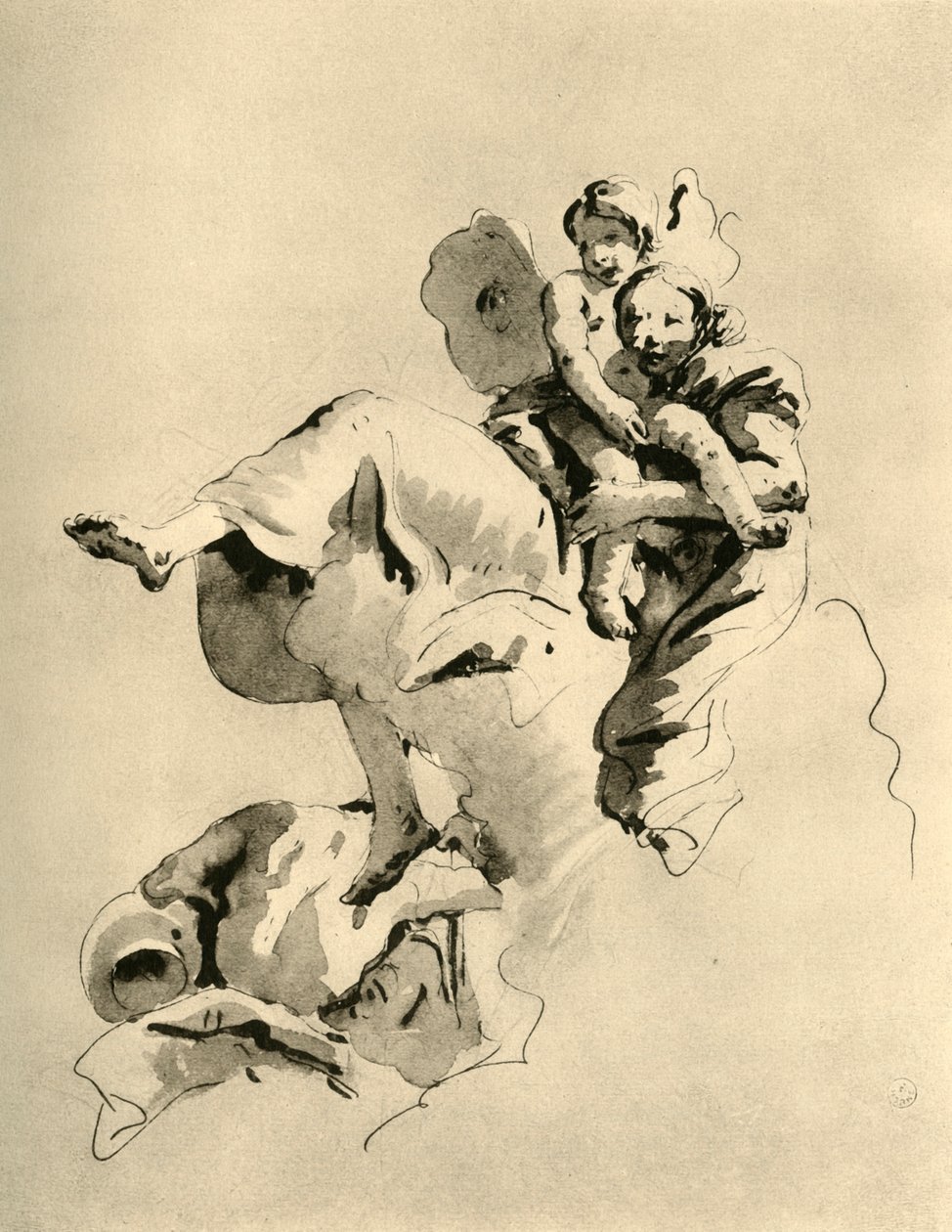 Venus and Cupid by Giovanni Battista Tiepolo