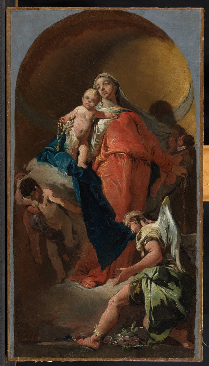 Virgin and Child with an Angel by Giovanni Battista Tiepolo