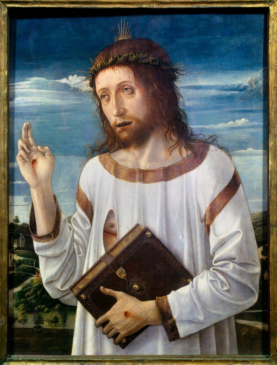 Christ Blessing by Giovanni Bellini