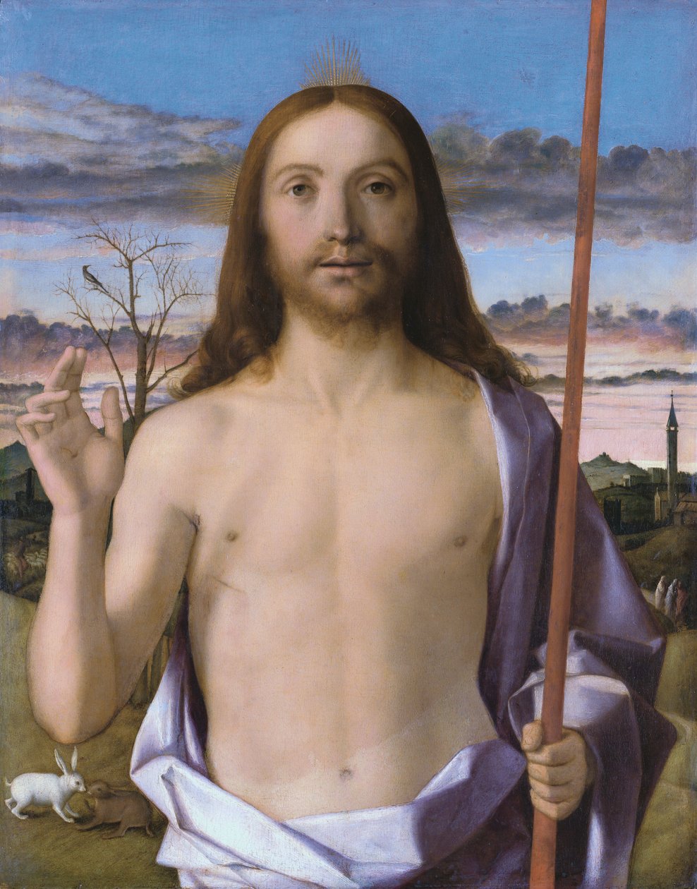 Christ Blessing by Giovanni Bellini