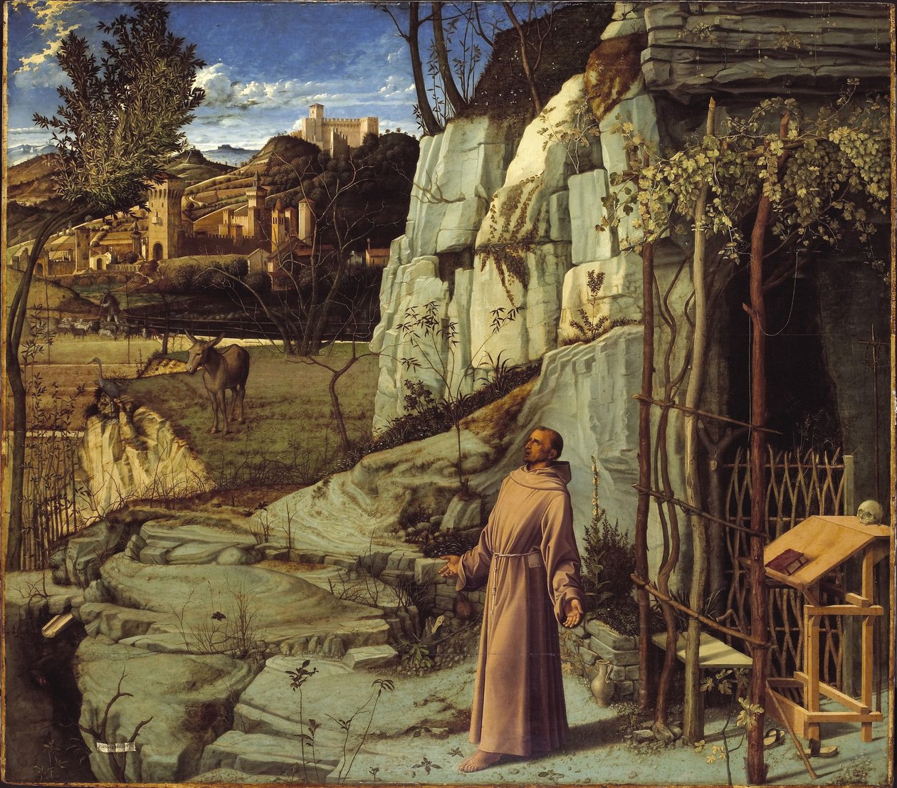 Saint Francis in the Desert by Giovanni Bellini