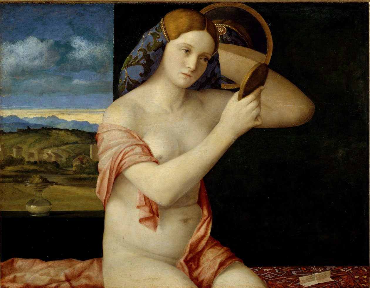 Young Woman at her Toilet by Giovanni Bellini