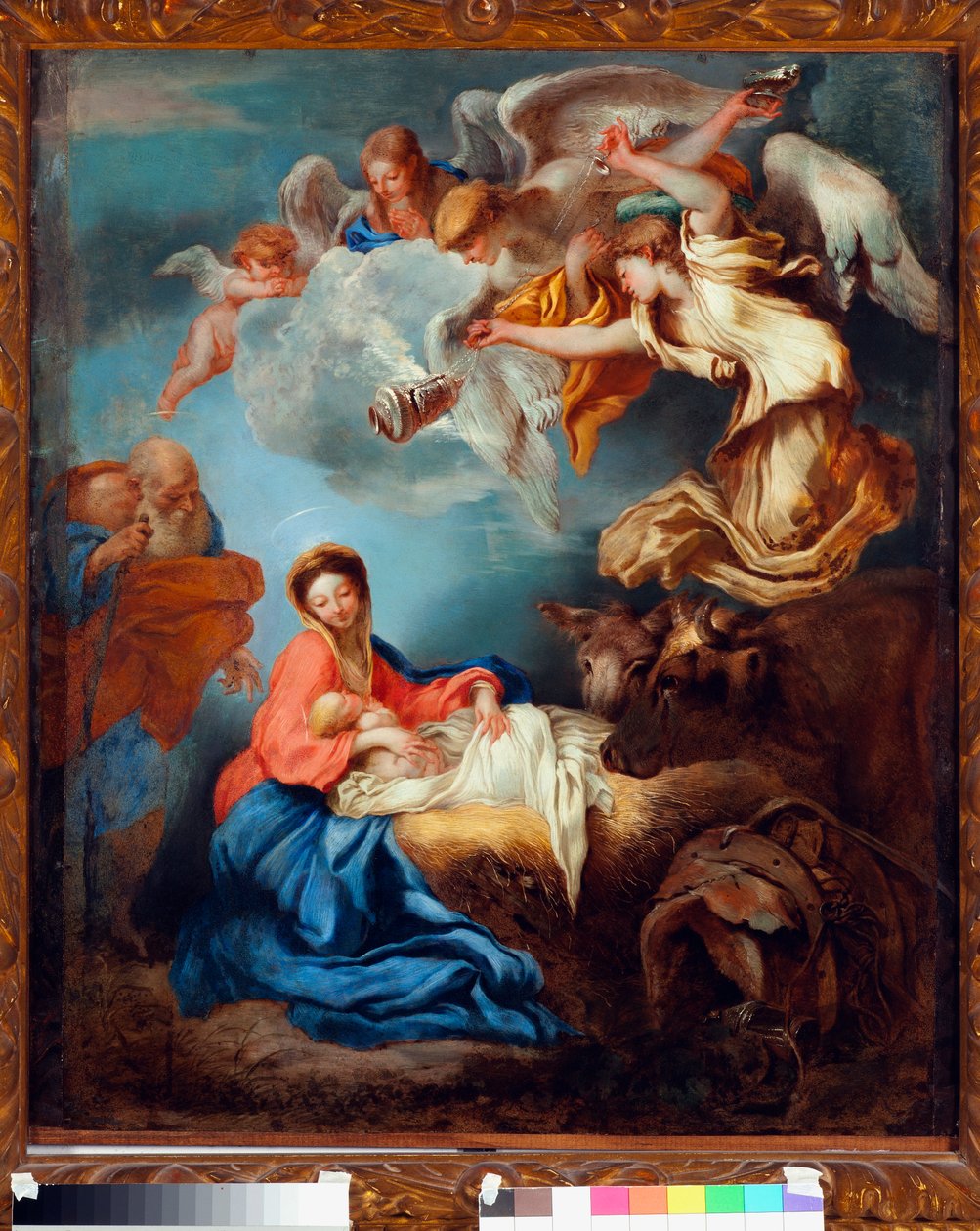Nativity by Giovanni Benedetto Castiglione