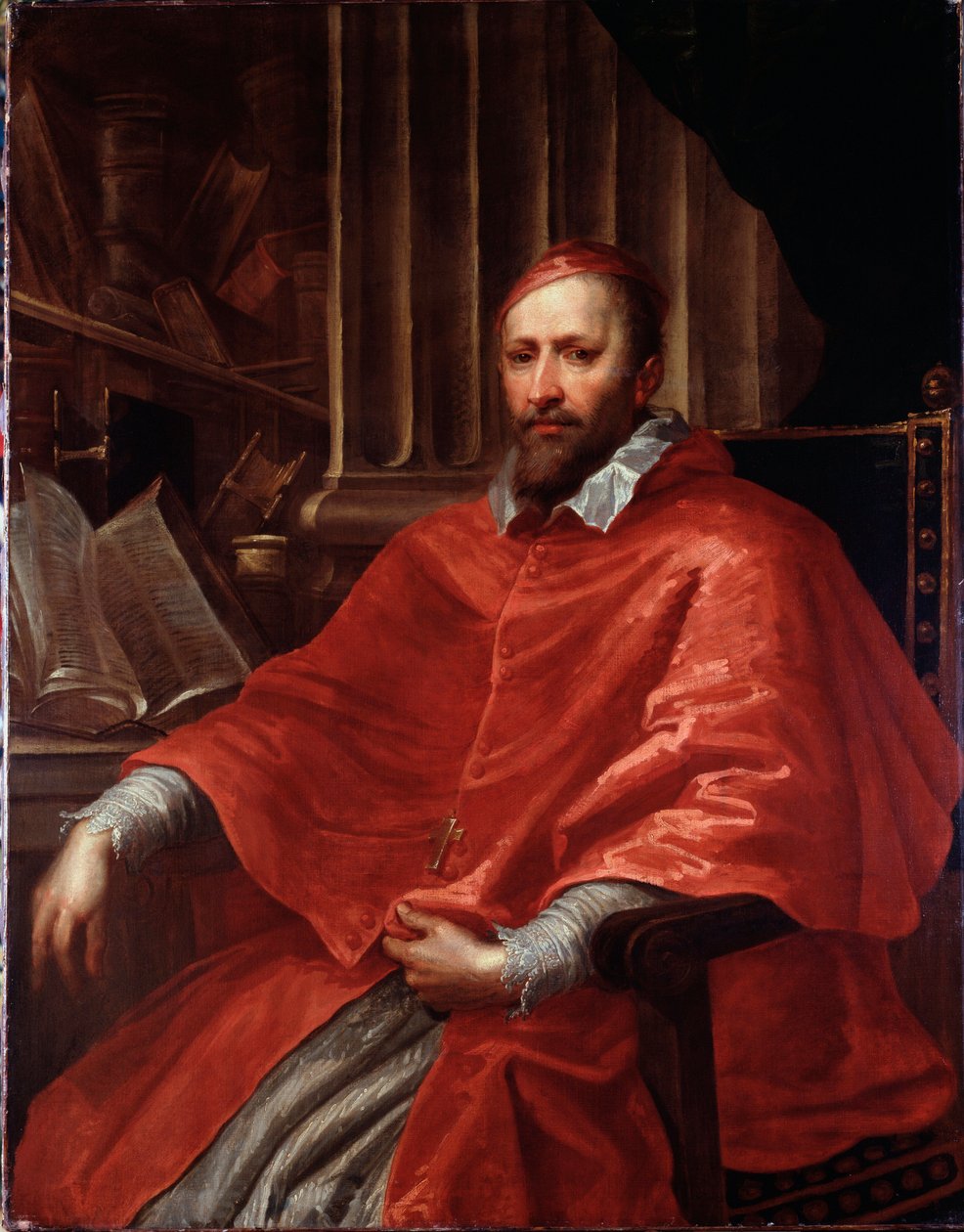 Portrait of the Italian Cardinal Ottaviano Raggi by Giovanni Benedetto Castiglione