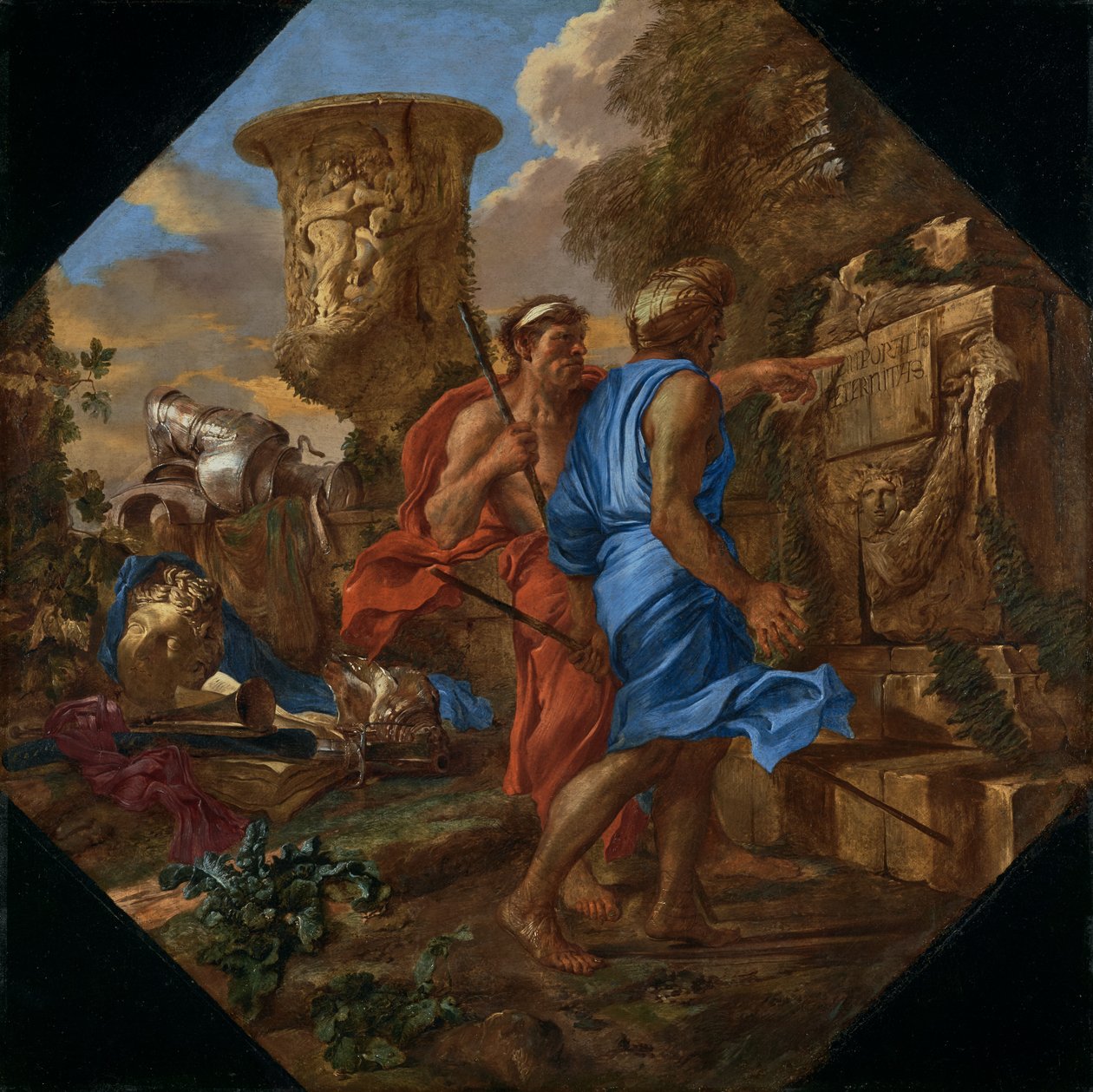 Arcadian Shepherds by Giovanni Benedetto Castiglione