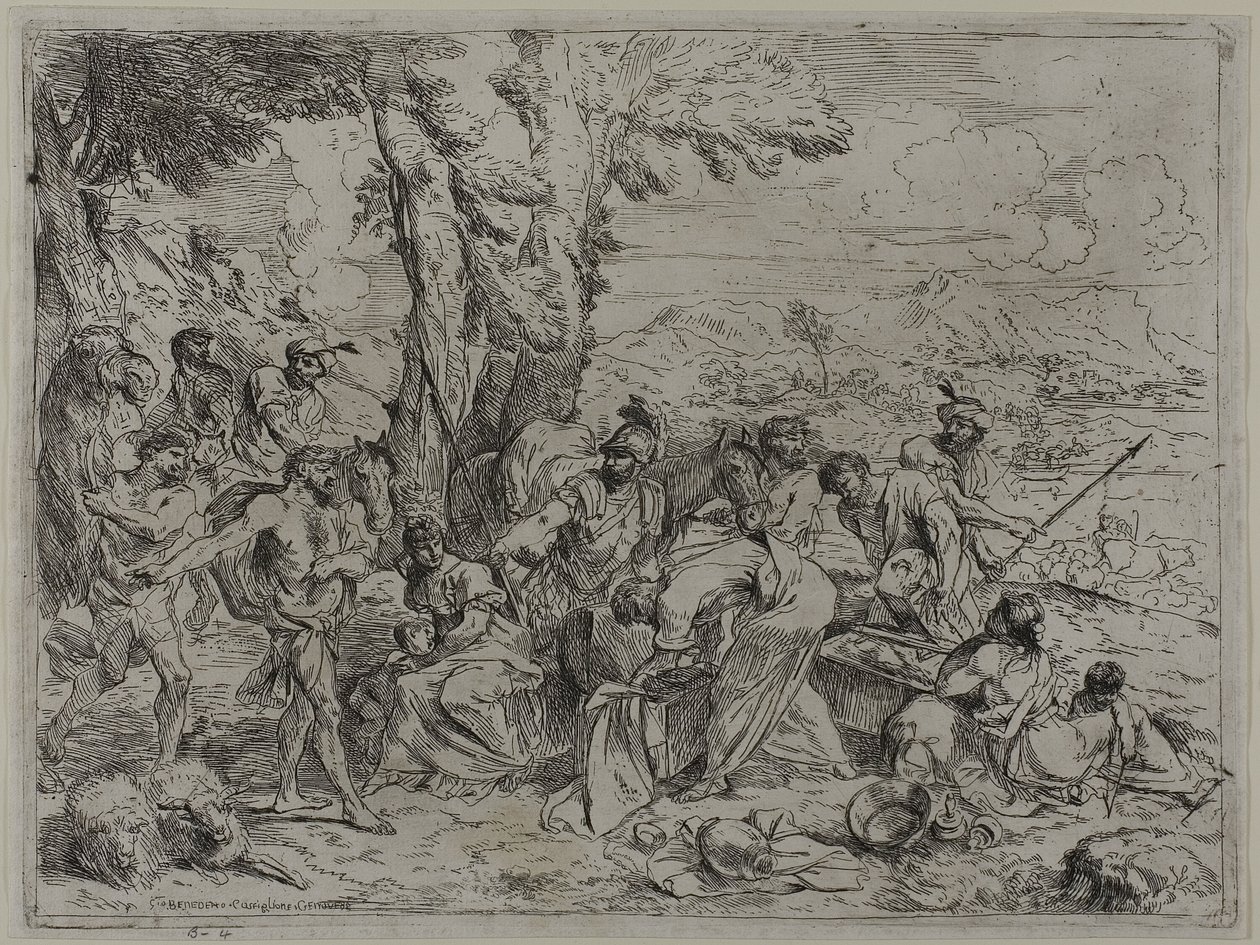 Laban Searching for Family Idols among the Possessions of Joseph by Giovanni Benedetto Castiglione