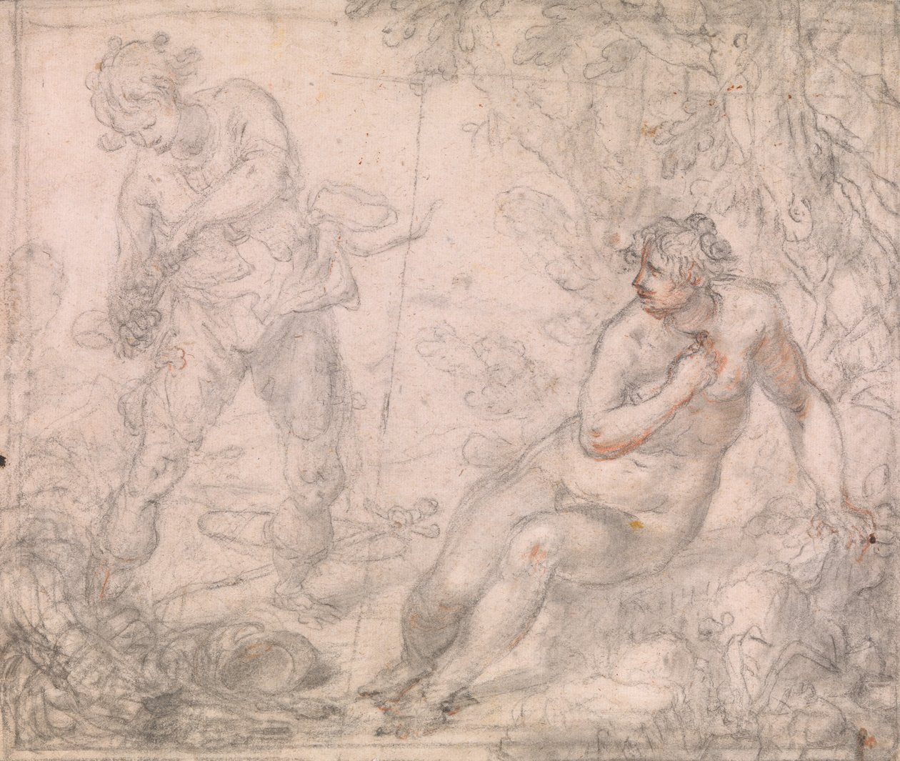 Ruggiero Freeing Angelica by Giovanni Biliverti