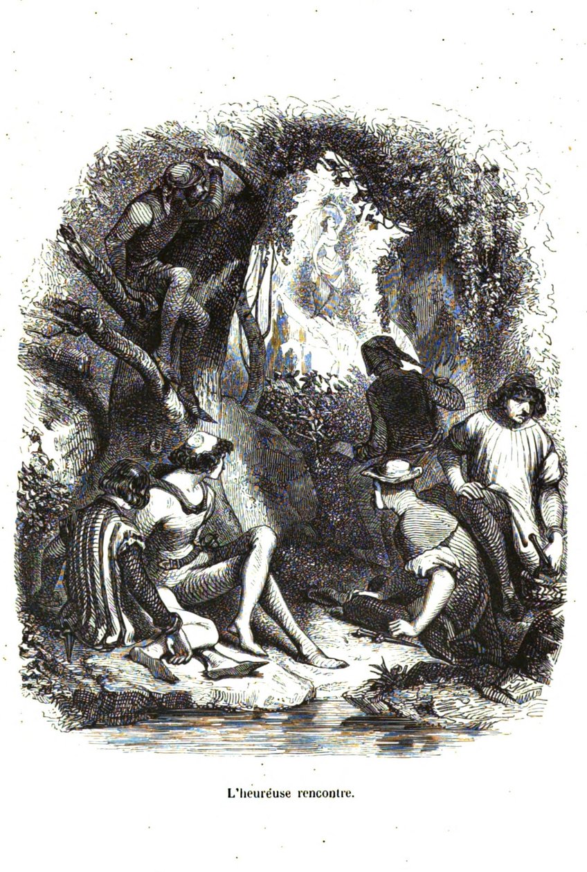 Decameron - Fifth Day, Story 6 - The Happy Encounter by Giovanni Boccaccio