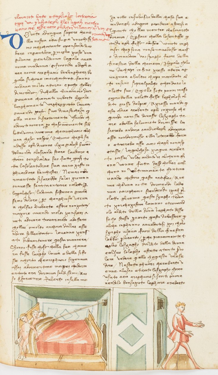 Decameron, The Cord - Arriguccio Berlinghieri Discovering His Wife