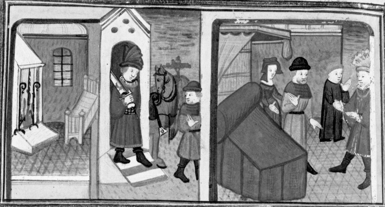 Decameron, Knight Lambertuccio escapes from Isabella