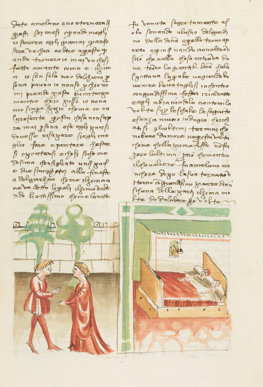 Decameron, The Game of Love and Chance - Catella deceiving her husband - Catella duped by Ricciardo, Third day, story 6 by Giovanni Boccaccio